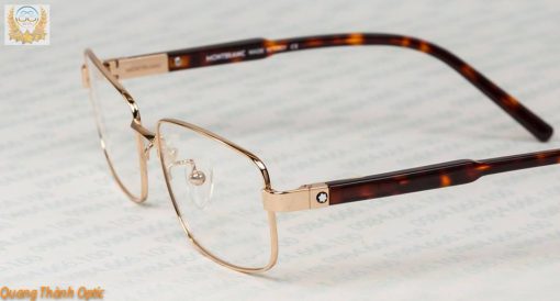 Gọng Kính MontBlanc MB687 Titanium mạ PVD