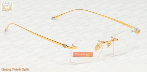 Gọng Kính Omega 511643 Titanium mạ vàng 18k