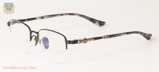 Gọng Kính Chrome Hearts WULGE khung viền Titanium