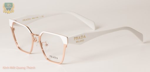 Gọng Kính Prada PR63WV khung viền Titanium mạ PVD