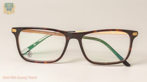 Gọng Kính Cartier A11A69M khung viền nhựa Acetate, càng titanium