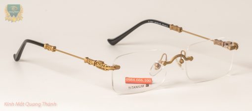 Gọng Kính Chrome Hearts POllS titanium cao cấp