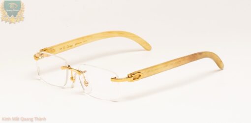 Catier sừng mạ vàng 18K